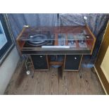 Deccasound Compact 3 Stereo Record Player with FM/AM tuner and bush radio