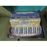 A Risonante Piano Accordion with 41 keys and 120 buttons (one owner from new)