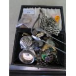 Odd Silver and Costume Jewellery, watch etc