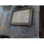 A Silver Easel Back Photograph Frame and one other