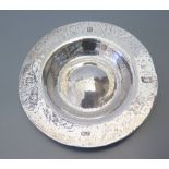 An Elizabeth II Silver Armada Dish, London 1982, JFM, 171g