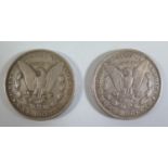 Two Coins dated 1879 and 1883