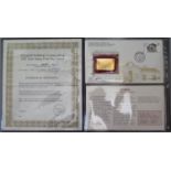 Historical Buildings of Hong Kong 22K Gold Stamp 1985 First Day Covers. A Presentation folder of