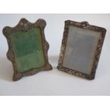 Two Silver Photo Frames