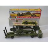 A Dinky Die Cast 666 Missile Erector Vehicle(one clip for missile damaged and missile yellowed,