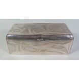 A Large Chinese Silver Cigarette Case, 19.5 x 9.5 x 7.5cm