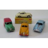 A Selection of Dinky Die Cast Vehicles: 470, 157, 162 and 182 (boxed). Playworn