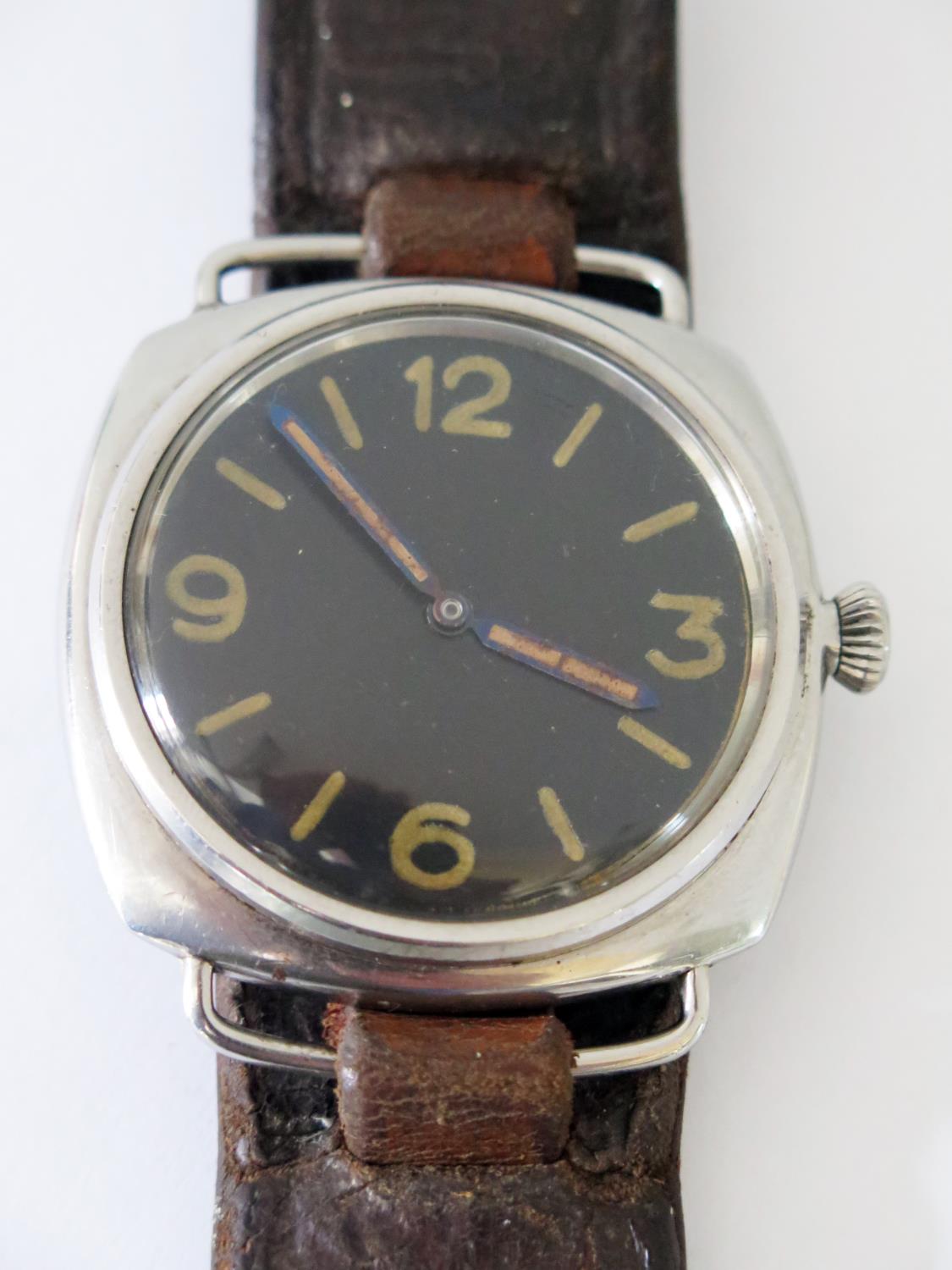 A Rare Panerai WWII Diver's (Kampfschwimmer) Watch. 1944 3646 Type E Rolex 618 Type 1 with anonymous - Image 11 of 13