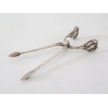 A Pair of Georg Jensen Silver Sugar Tongs, 24g, 9.5cm