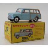 Dinky Die Cast Model Car 199 Austin Seven Countryman (near mint, box v.good)