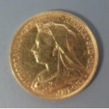 A Victorian Gold Sovereign 1899