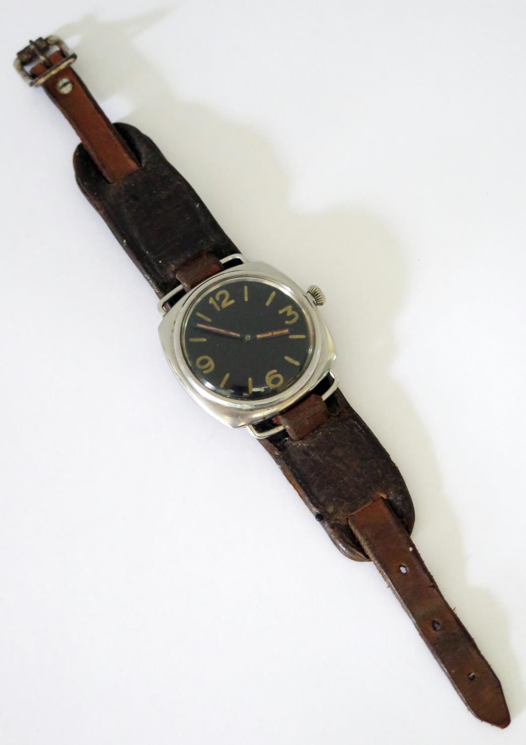 A Rare Panerai WWII Diver's (Kampfschwimmer) Watch. 1944 3646 Type E Rolex 618 Type 1 with anonymous - Image 13 of 13