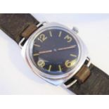 A Rare Panerai WWII Diver's (Kampfschwimmer) Watch. 1944 3646 Type E Rolex 618 Type 1 with anonymous