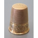 A .585 Gold Thimble, 4.5g