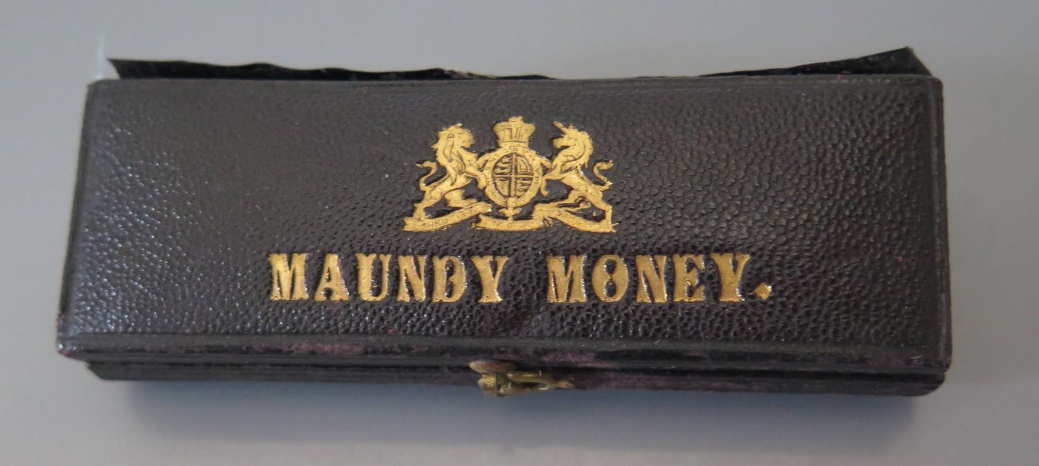 A Cased Set of Victorian Maundy Money 1893 - Image 2 of 2