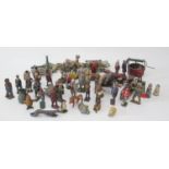 A Collection of Painted Lead Figures etc