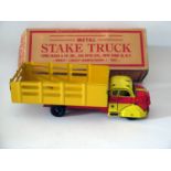 Tin Plate Toy _ A Marx Dodge Stake Truck, 31cm. Manufactured in 1955 and complete with original box