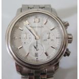 A BLANCPAIN Gent's Stainless Steel Automatic Chronograph Wristwatch with 29mm dial, back marked No.