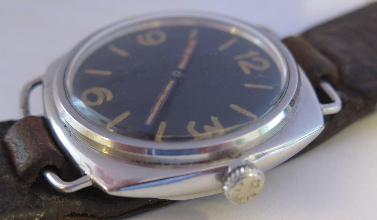 A Rare Panerai WWII Diver's (Kampfschwimmer) Watch. 1944 3646 Type E Rolex 618 Type 1 with anonymous - Image 6 of 13