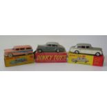 A Selection of Dinky Die Cast Vehicles: 198 (fair, box with end missing, 173 (good, box with end