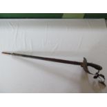 A Ceylon Mounted Rifles Officer's Sword (according to the vendor having belonged to the Lord