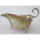 A George V Silver Sauce Boat, Birmingham 1911, Asprey, 89g