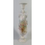 A Doulton Burslem vase decorated with poppies, 31 cm