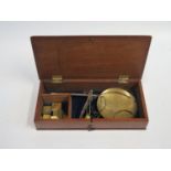 19th Century Mahogany Cased Balance Scales