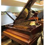 Steinway (c1909) A 6ft 11in Model B grand piano in a rosewood case on square tapered legs.