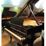 Grotrian Steinweg (c2010) A 6ft 3in Model 192 grand piano in a bright ebonised case on square