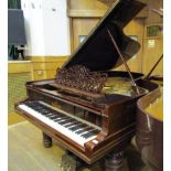 Steinway (c1900) A 6ft 11in 88-note Model B grand piano in a rosewood case on square tapered legs.