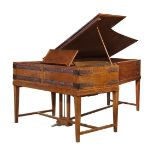 John Broadwood AMENDMENT No 47350 (c1902) A barless grand piano in an Arts and Crafts mahogany case,