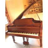 Steinway (c1953) A 6ft 2in Model A grand piano in a mahogany case on square tapered legs.