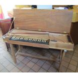 Clavichord (c1953) In a walnut case on trestle base. AMENDMENT Is by Alec Hodson.