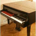 Yamaha (c1991) A 5ft 3in Model GH1 grand piano in a bright ebonised case on square tapered legs;