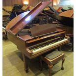 Steinway (c1921) A 5ft 10in Model O grand piano in a rosewood case; together with a stool.