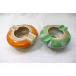 Two Shelley Harmony ashtrays,