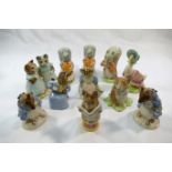 A collection of 11 Royal Albert 'The World of Beatrix Potter' figures, comprised of 'Cottontail',