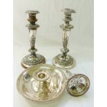 A pair of 19th century Sheffield plated