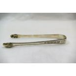 A pair of George III silver bright cut s