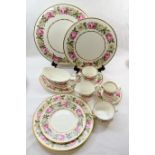 A quantity of Royal Worcester 'Royal Garden' pattern bone china tea and dinnerware,