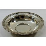 An American Gorham silver coloured metal dish with maker's marks to base and stamped 'Sterling',