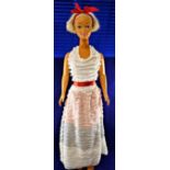 A large Mattell shop display Barbie doll, with moving limbs,