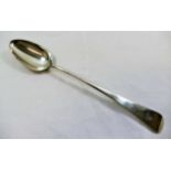 An early Victorian Scottish silver old English pattern basting spoon,