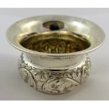 A Victorian silver Posy Bowl, Birmingham 1889, 8.8cm diameter, 5.2cm high, 2.77ozt, 86.