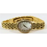 WE REGRET THAT THIS LOT HAS BEEN WITHDRAWN - A Signoretti ladies 18 carat gold bracelet watch,