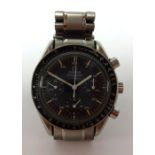 Omega Speedmaster, Professional Chronograph, a gents stainless steel, automatic wristwatch, circa