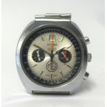 Sicura, a rare gents stainless steel chronometer, incabloc, MG 50th Anniversary Commemorative
