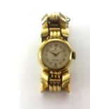 Rolex, a ladies 9ct gold vintage wristwatch, the dial signed 'Rolex, Precision, Swiss',