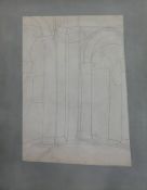 After Ben Nicholson, 2 copies of etchings, one inscr' verso 'Ben Nicholson Print 1967 Parthenon'.